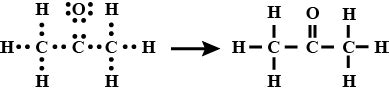 propanone electron dot structure|draw the electron dot structure of propanone.